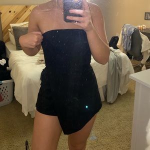 Black princess Polly romper